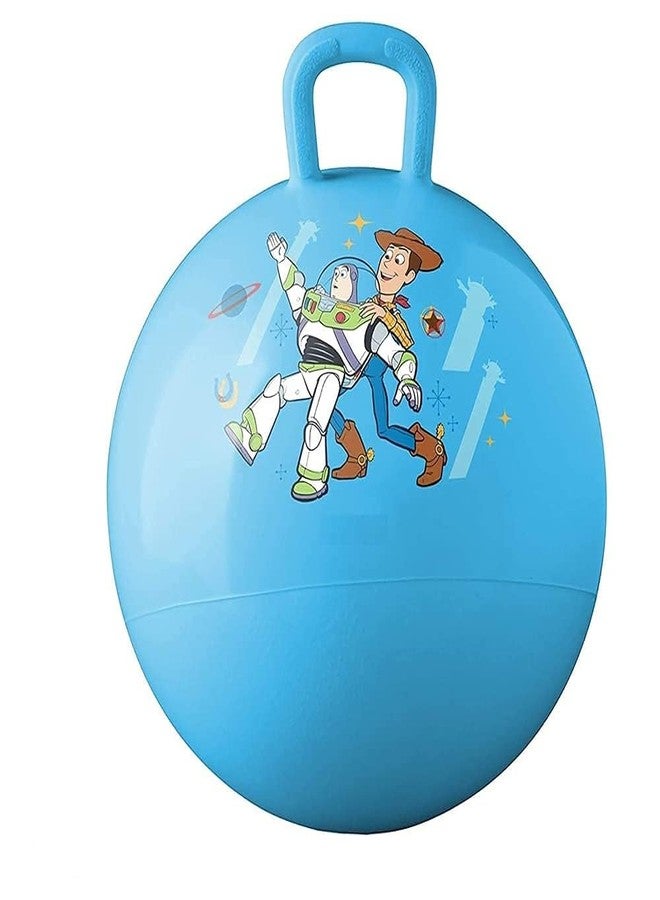 Honexa Hop Hopping Ball 65-cm, Inflatable Bouncer Hoppity Hop Jumping Ball Children Yoga Outdoor Game Hopper Jump N Bounce Retro Ball Handle Kids (Multicolour) - Image 1